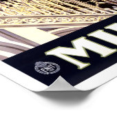 Milan Italië — vintage-reis Poster (Hoek)