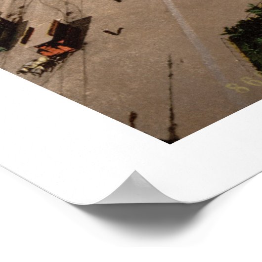 Milan Italy Panorama, 19th century print (Hoek)