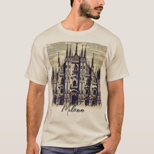 Milan Italy T-shirt (Voorkant)