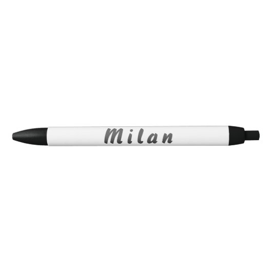 Milan Kugelschreiber Zwarte Inkt Pen (Voorkant)