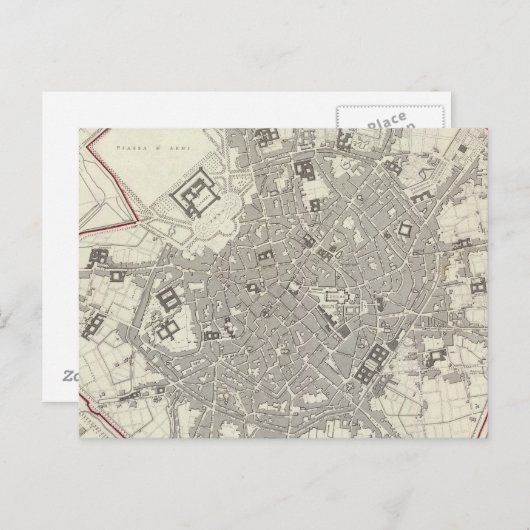 Milan Milano Briefkaart (Voorkant / Achterkant)