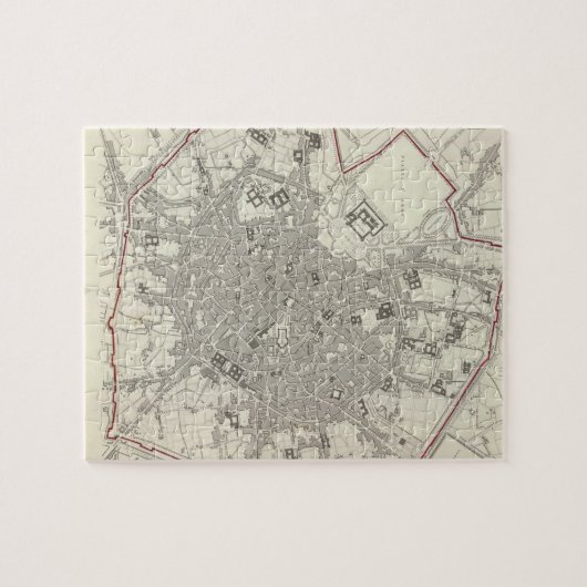 Milan Milano Legpuzzel (Horizontaal)