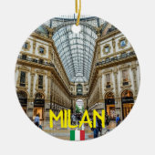 Milan Panorama keramiek Keramisch Ornament (Voorkant)