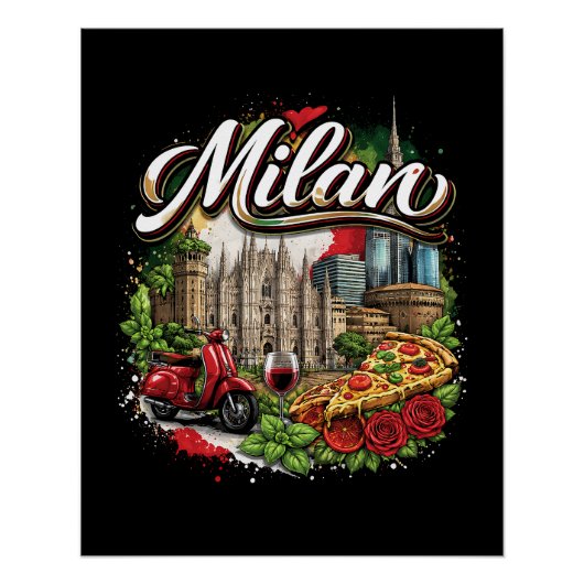 Milan Perfect Poster (Voorkant)
