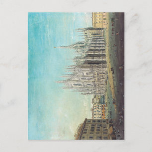 Milan Piazza del Duomo 1850s door Carlo Bossoli Ku Briefkaart
