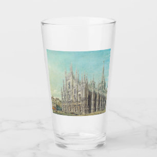 Milan Piazza del Duomo 1850s door Carlo Bossoli Ku Glas