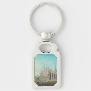 Milan Piazza del Duomo 1850s door Carlo Bossoli Ku Sleutelhanger