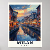 Milan Poster - Milan Print - Milan Kunstprint - Mi (Voorkant)