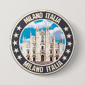 Milan Ronde Button 7,6 Cm (Voorkant)