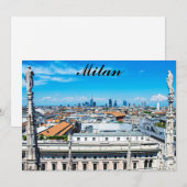 Milan silhouet in Italië (Voorkant / Achterkant)