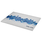 Milan Skyline Blue Snijplank (Hoek)