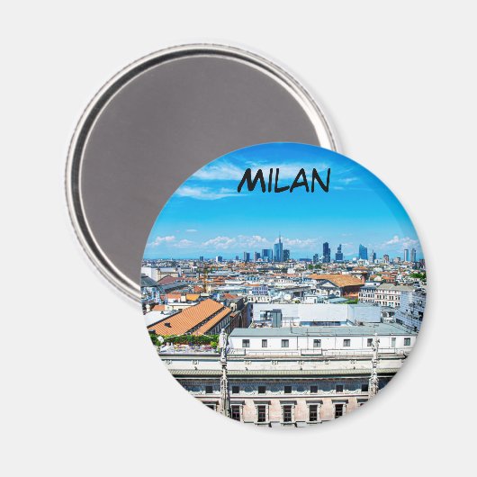 Milan skyline magnet (Voorkant / Achterkant)