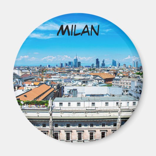 Milan skyline magnet (Voorkant)