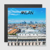 Milan skyline magnet (Voorkant / Achterkant)