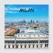 Milan skyline magnet (Voorkant)
