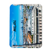 Milan skyline magnet magneet (Verticaal)