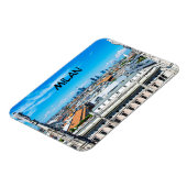 Milan skyline magnet magneet (Linkerzijde)