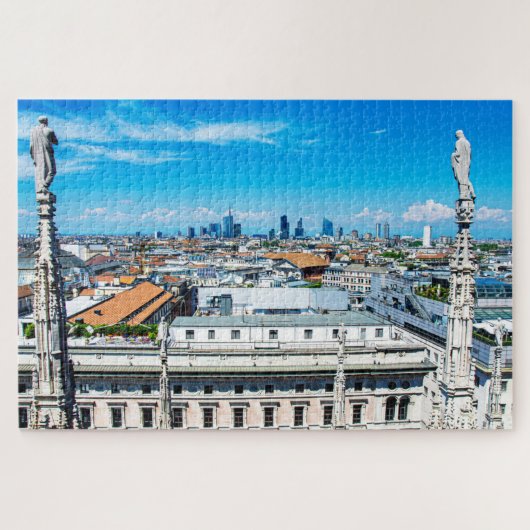 Milan skyline puzzle legpuzzel (Horizontaal)