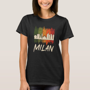 Milan Skyline Retro uit Italië, Dom de Milan T-shirt