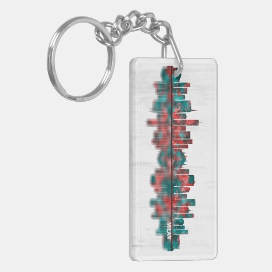 Milan Skyline Sleutelhanger (Voorkant Links)