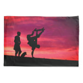 Milan Sunset met Lance en Caballero Kussensloop (Achterkant-Links)