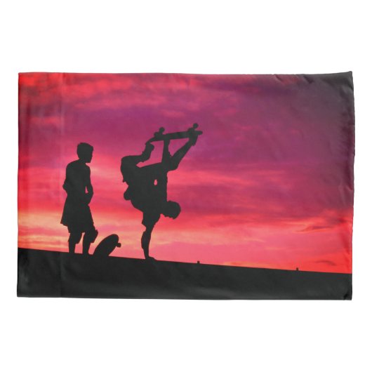 Milan Sunset met Lance en Caballero Kussensloop (Achterkant-Links)