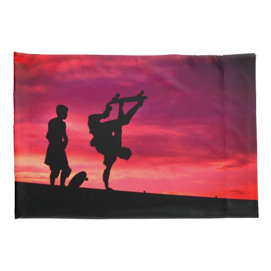 Milan Sunset met Lance en Caballero Kussensloop (Achterkant-Rechts)