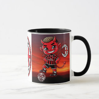 Milan voetbalbeker mok