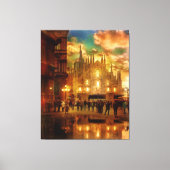 Milanese kathedraal canvas afdruk (Voorkant)