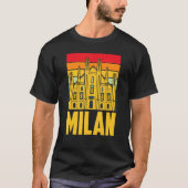 Milanese kathedraal, Italië, om de Milaan te ontla T-shirt (Voorkant)