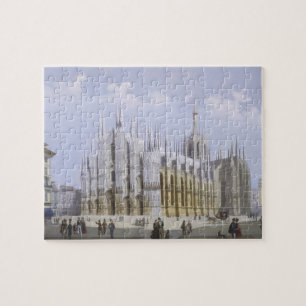 Milanese kathedraal uit 'Uitzicht Milaan' en zijn  Legpuzzel