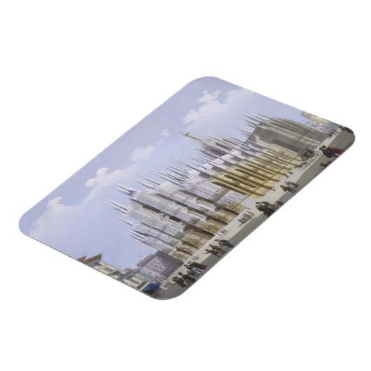 Milanese kathedraal uit 'Uitzicht Milaan' en zijn  Magneet (Linkerzijde)