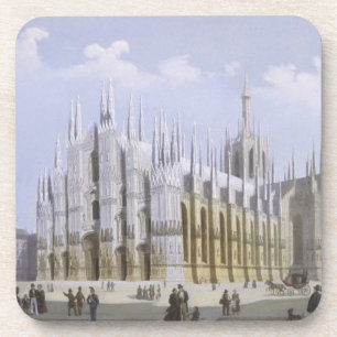 Milanese kathedraal uit 'Uitzicht Milaan' en zijn Onderzetter