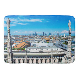 Milanese skyline badmat