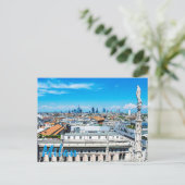 Milanese skyline briefkaart (Staand voorkant)