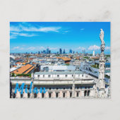 Milanese skyline briefkaart (Voorkant)