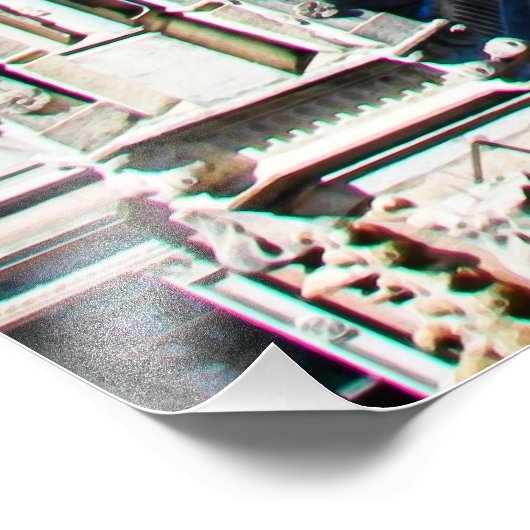 Milanese skyline foto afdruk (Hoek)