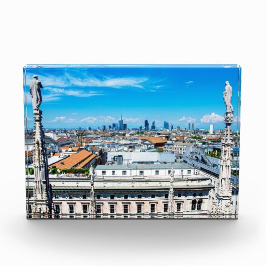 Milanese skyline fotoblokken (Voorkant)