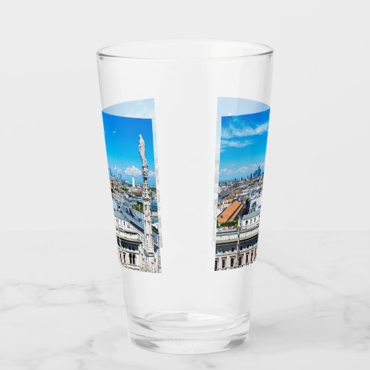 Milanese skyline glas (Links)