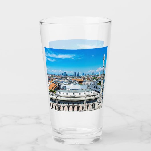 Milanese skyline glas (Voorkant)