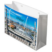 Milanese skyline groot cadeauzakje (Voorkant Gekanteld)