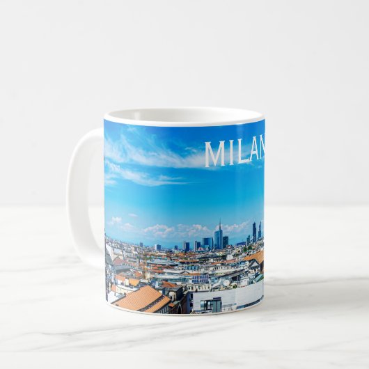 Milanese skyline koffiemok (Voorkant links)