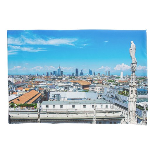 Milanese skyline kussensloop (Voorkant)