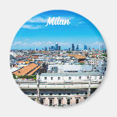 Milanese skyline magneet (Voorkant)