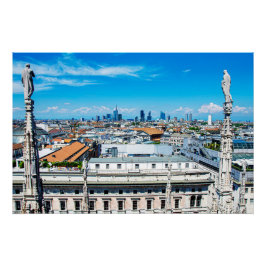 Milanese skyline perfect poster