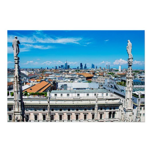 Milanese skyline perfect poster (Voorkant)