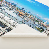 Milanese skyline sherpa deken (3/4)