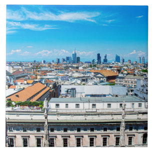 Milanese skyline tegeltje