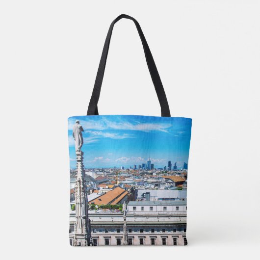 Milanese skyline tote bag (Achterkant)