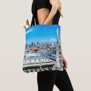 Milanese skyline tote bag